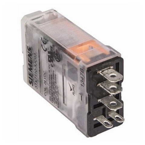 Siemens - 1 Pole Socket Relay, 24VDC - Part #: 3TX7110-5JC03