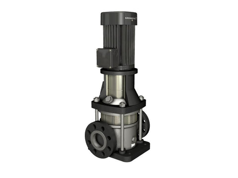 Grundfos - CRN10-2 Series Centrifugal Pump - 316SS/Viton - with 1_1/2HP - 208-230/460VAC - 60Hz - 3450-RPM Motor - Part: CRN10-2 A-FGJ-A-V-HQQV - 99917409
