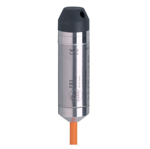 IFM Efector - Hydrostatic Submersible Pressure Transmitter - 4-20mA output - 240" H2O range - 30M cable - Part #: PS3607