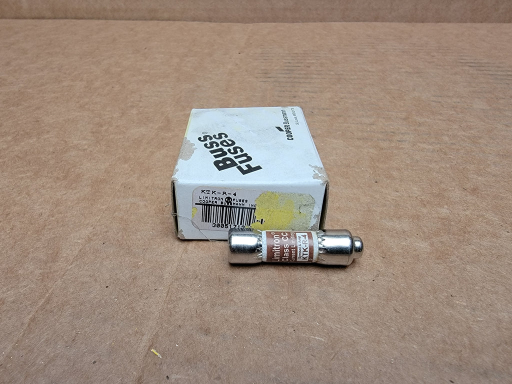 Bussman - 4 Amp 600V Class CC, Rejection Advanced Protection Fast-Acting Fuse - Part #: KTK-R-4