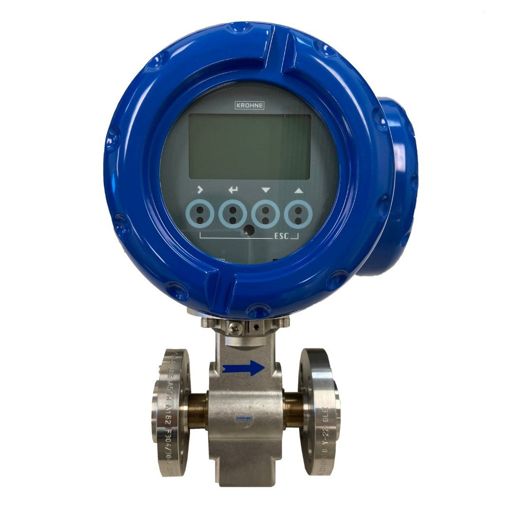 KROHNE OPTIFLUX 4300C Magnetic Flow Meter - 1/2" Flow Tube - 1/2" 304SS ASME Flanged Connections - Part #: VN3044A0430010100000