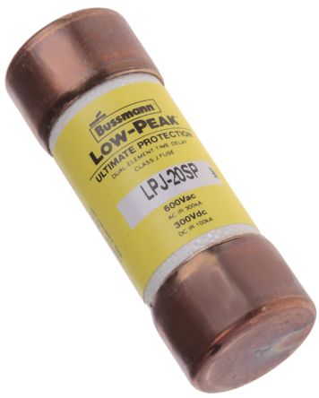 Bussman  - 20 Amp 600V J Class Time Delay Fuse - Part #: LPJ-20SP