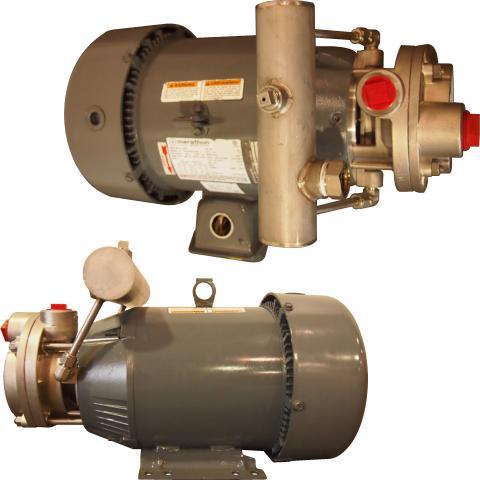 MTH T51M Series SS Regenerative Turbine Pump (Quench Gland) - Viton/GLSC/GLSC Seals - 7.5HP - 3-Phase - 60Hz - 208-230/460VAC - 3450 RPM TEFC Close Coupled Motor Part #: T510MSSQP7.5HPT