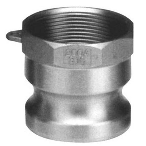 2" Male CAM by Female Thread - Type A - 316 Stainless Steel - Part #: A200-SS