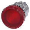 Siemens - 22mm Red Pilot Light Lens - Part #: 3SU1051-6AA20-0AA0