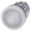 Siemens - 22mm White Pilot Light Lens - Part #: 3SU1051-6AA60-0AA0