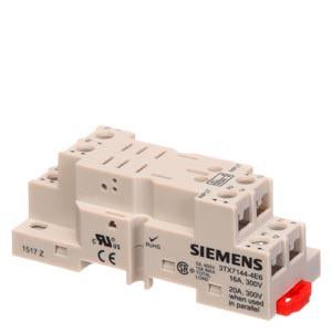 Siemens - 2 Pole Socket Relay Base - Part #: 3TX7144-4E6