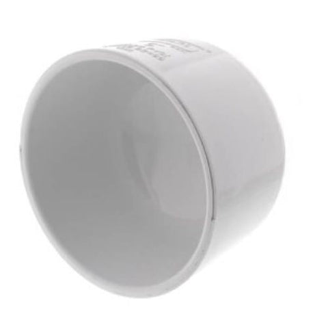 Cap - PVC - 5" SCH 40 PVC CAP - Part #: 447-050