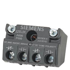 Siemens - 30mm Contact Block, 1NO/1NC - Part #: 52BJK