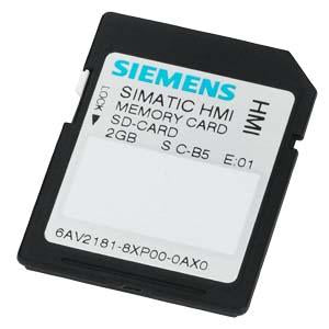 Siemens - HMI Memory Card, 2GB (Program)- Part #: 6AV2181-8XP00-0AX0