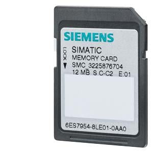 Siemens - S7-1200 CPU Memory Card, 4MB - Part #: 6ES7954-8LC03-0AA0