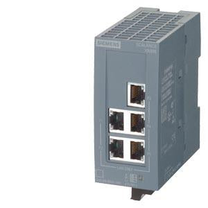 Siemens - Ethernet Switch, 5 Port - Part #: 6GK5005-0BA00-1AB2