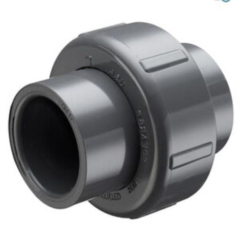 Union - PVC - UNION 4", PVC, SOCKET WELD - Part #: 8097-040