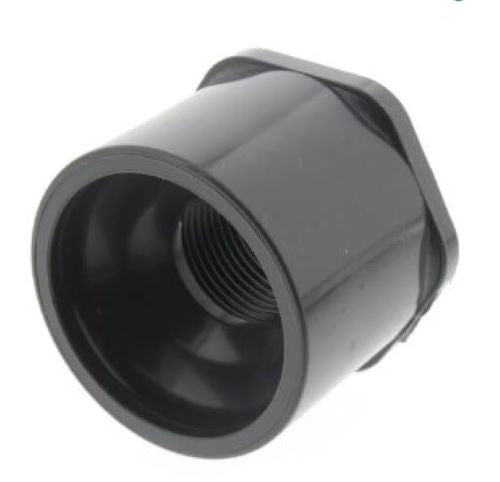 Reducer Bushing Flush Style - PVC - 1-1/2" X 3/4" SCH 80 PVC HEX - Part #: 838-210