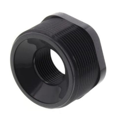 Reducer Bushing Flush Style - PVC - 2" X 1" S80 PVC THRD BUSHING - Part #: 839-249
