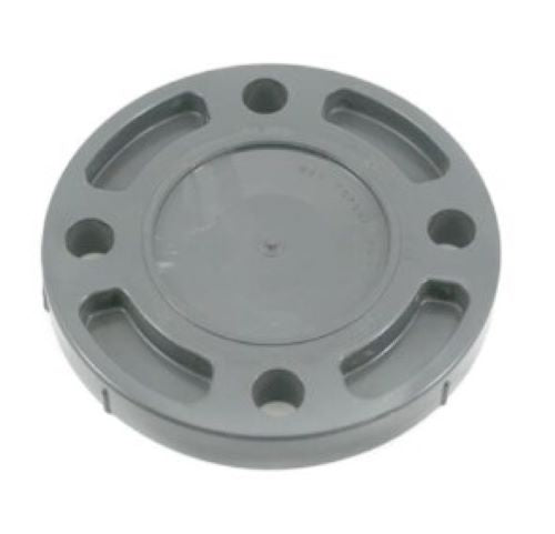 Blind Flange - PVC - 2-1/2" S80 PVC BLIND FLANGE - Part #: 853-025