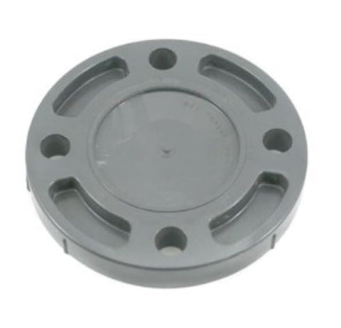 Blind Flange - PVC - 2-1/2" S80 PVC BLIND FLANGE - Part #: 853-025