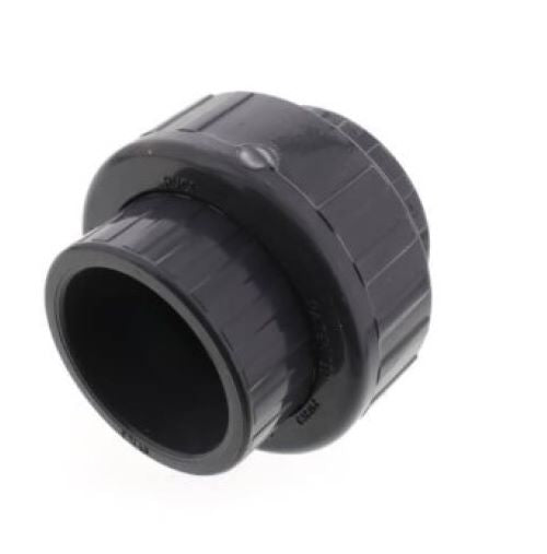 PATIKIL UPVC Tubo Raccordo Gomito Programma 80 2" Presa, 2pz 90 Gradi Adattatore Connettore, Grigio - Foto 2