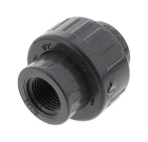 Union - PVC - UNION,1/2"NPT, SCHD 80 PVC - Part #: 898-005