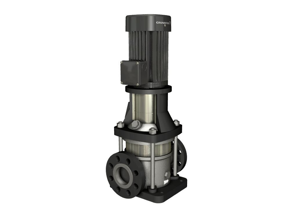 Grundfos - CRN20-2 Series Centrifugal Pump - 316SS/Viton - with 5HP - 208-230/460VAC - 60Hz - 3450-RPM Motor - Part: CRN20-2 A-FGJ-A-V-HQQV - 99917897