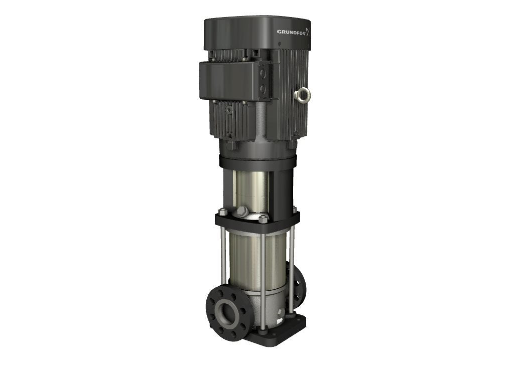 Grundfos - CRN15-4 Series Centrifugal Pump - 316SS/Viton - with 7_1/2HP - 208-230/460VAC - 60Hz - 3450-RPM Motor - Part: CRN15-4 A-FGJ-A-V-HQQV - 99917653