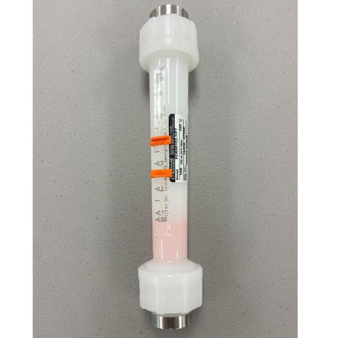 CHEMLINE 3/4" ROTAMETER, KYNAR 0.07 TO 0.66 GPM, VITON SEAL - Part #: FCK00152