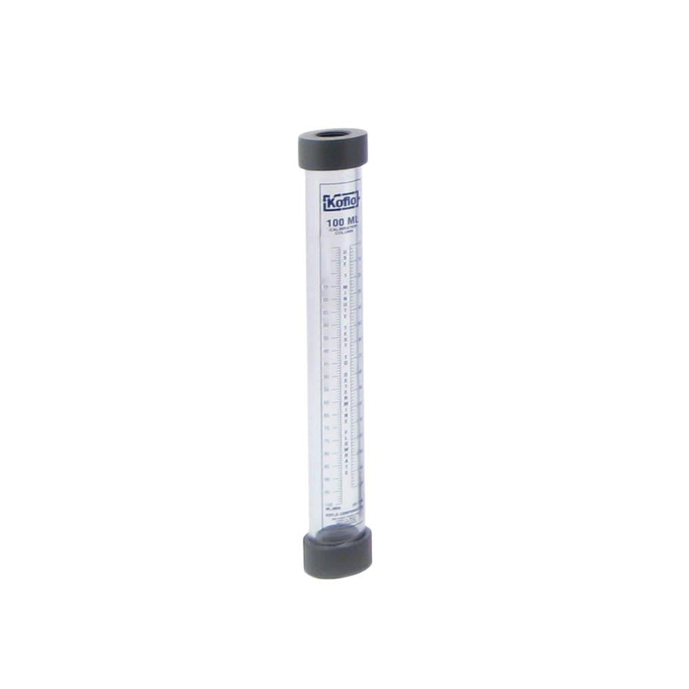 Koflo 100 ml - Calibration Column with PVC Body - Vented - 1/2" FPT Connection - 1" Diameter - 12.5" Length - Part #: Koflo100