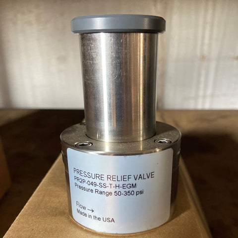 Blacoh - 316SS - Pressure Relief Valve - 1/2" - FNPT - Part #: PR2P-049-SS-T-H