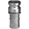 1-1/2" Male CAM by Hose Shank - Type E - 316 Stainless Steel - Part #: E150-SS
