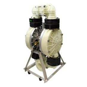 Iwaki - 2" - Air Operated Pump Double Diaphragm Pump with Poly / Teflon Construction - Part #: TC-X500PT-FLA
