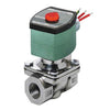 Asco - Solenoid Valve - 1/2" NPT - 2 way - Stainless Steel - Normally Closed - 120/60 VAC - Part #: 8210G087  120/60